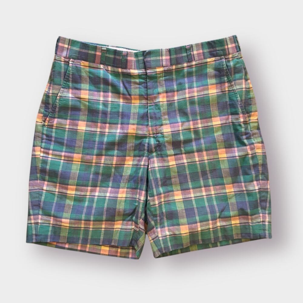 70s Kenroyd Plaid Shorts Size 33‎